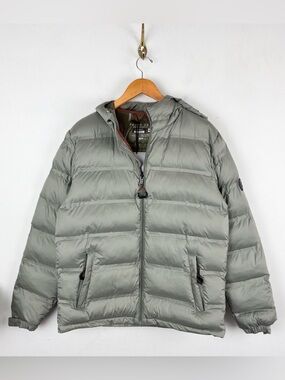 NWT Point Zero Green Puffer Jacket Sz M
